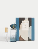 No.6 Sandalwood Haze eau de parfum set with 48ml and 9ml bottles, imported from the UK