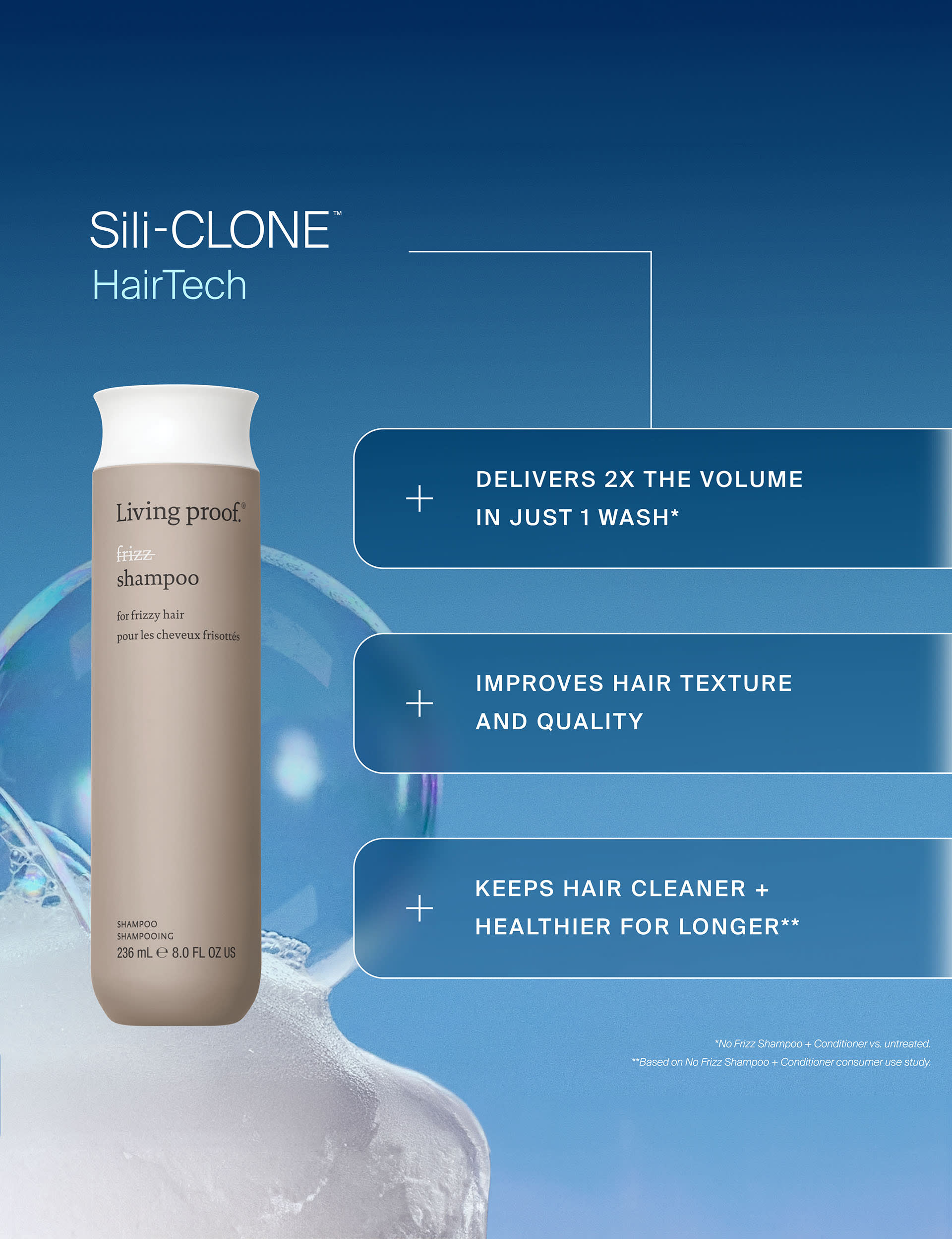 Living proof No Frizz Shampoo 236ml, imported from the UK