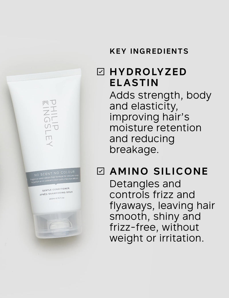 Philip Kingsley No Scent No Colour Conditioner 200ml, imported from the UK