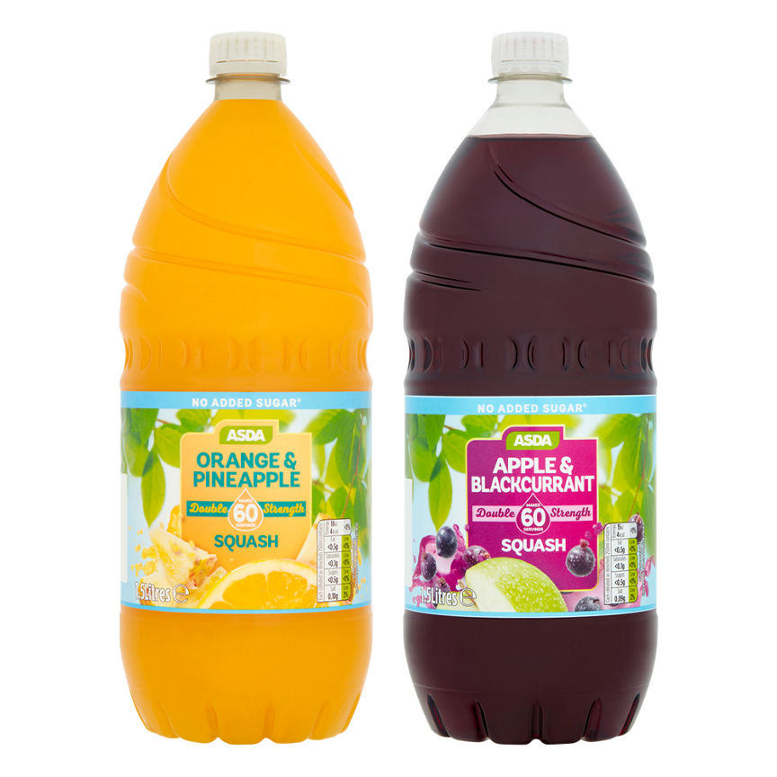 ASDA No Added Sugar Squash Bundle GOODS ASDA   