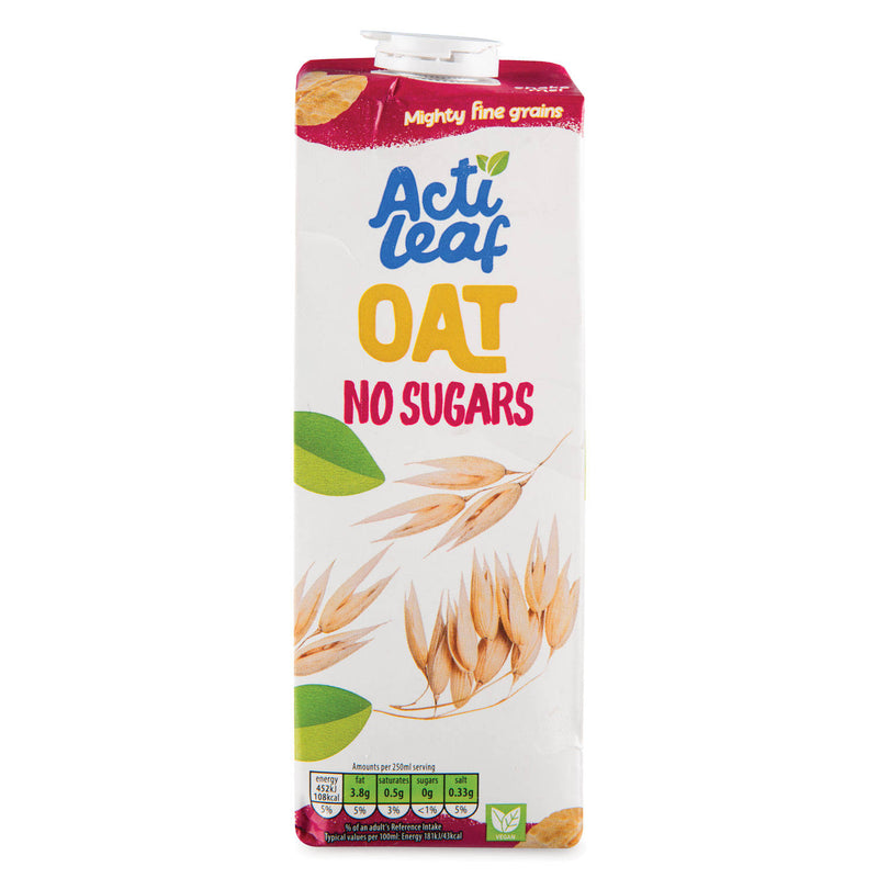 Oat drink no sugars, vegan and lactose free - British product