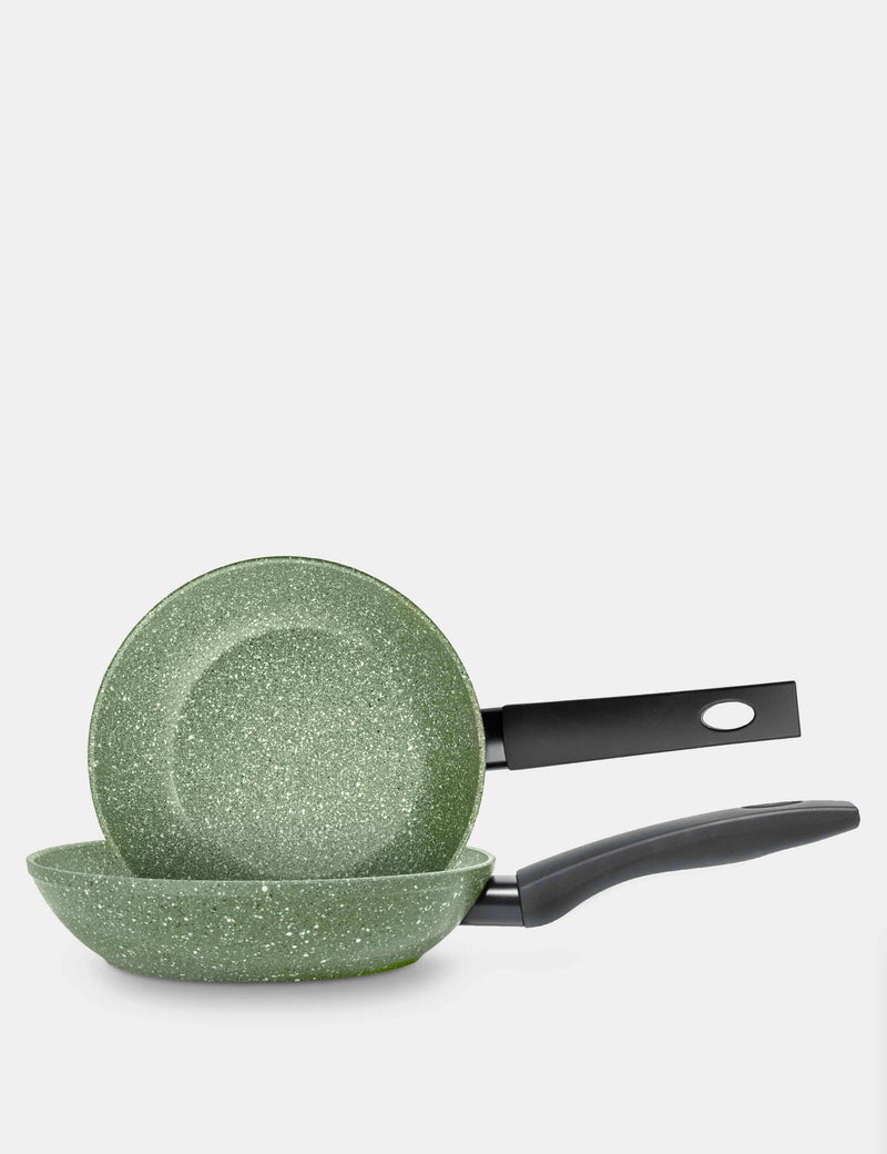 Non-stick frying pan set 20cm and 24cm, imported from the UK