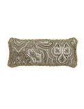 Bedeck Nora paisley frill rectangle cushion 30x70cm (British brand)