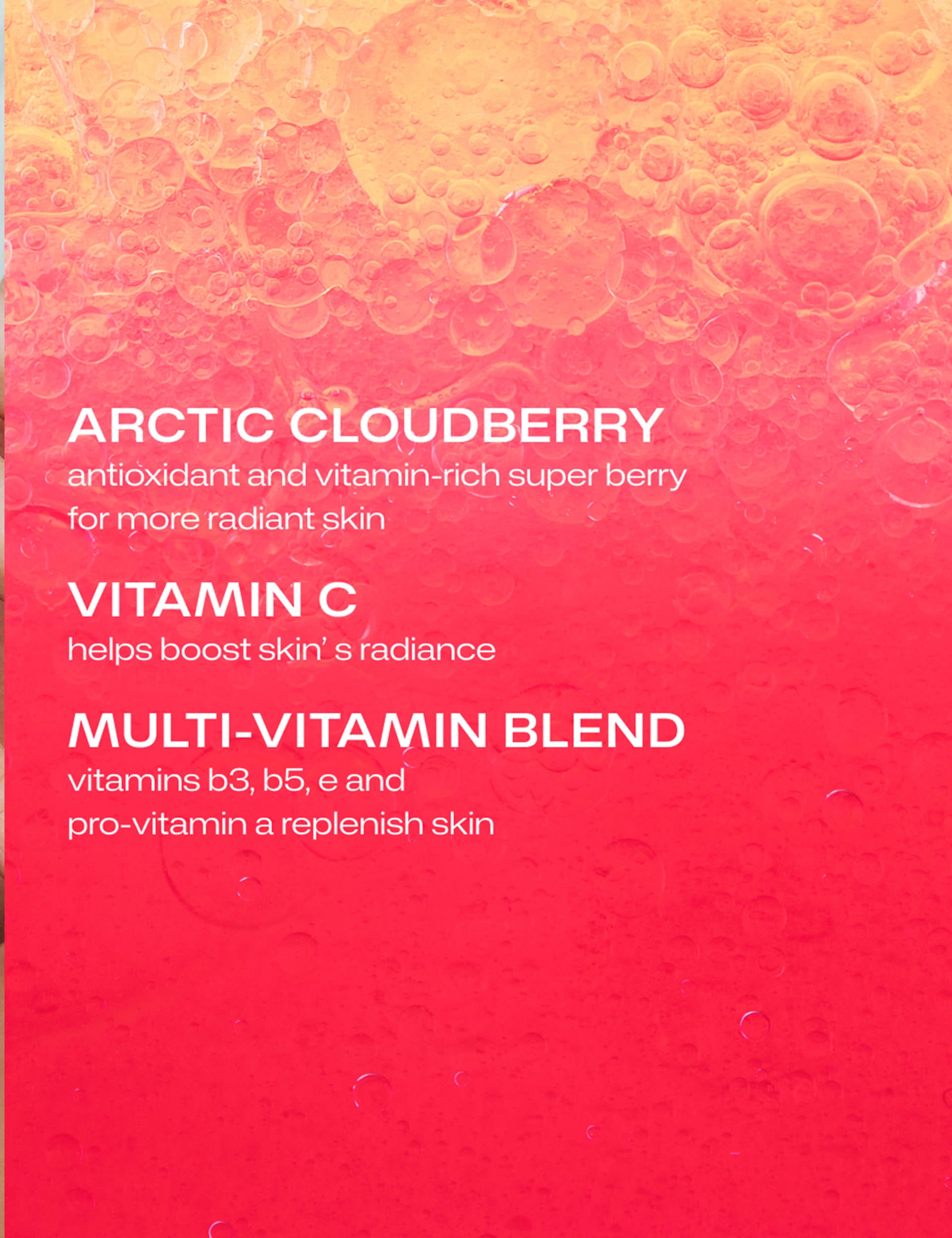 Valo Arctic Berry face oil 30ml, imported from the UK