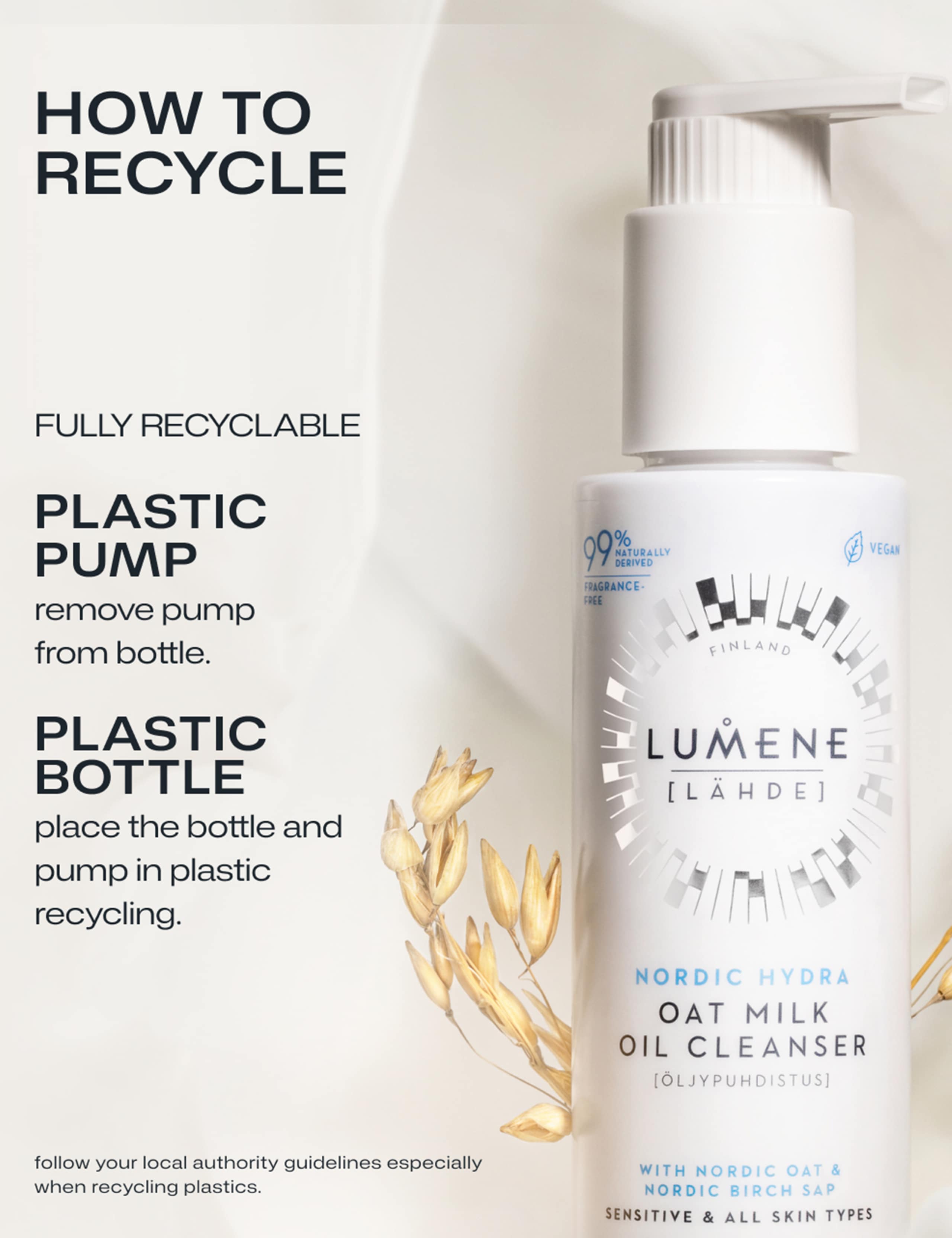 Nordic Hydra [Lähde] Oat Milk Oil Cleanser 150ml