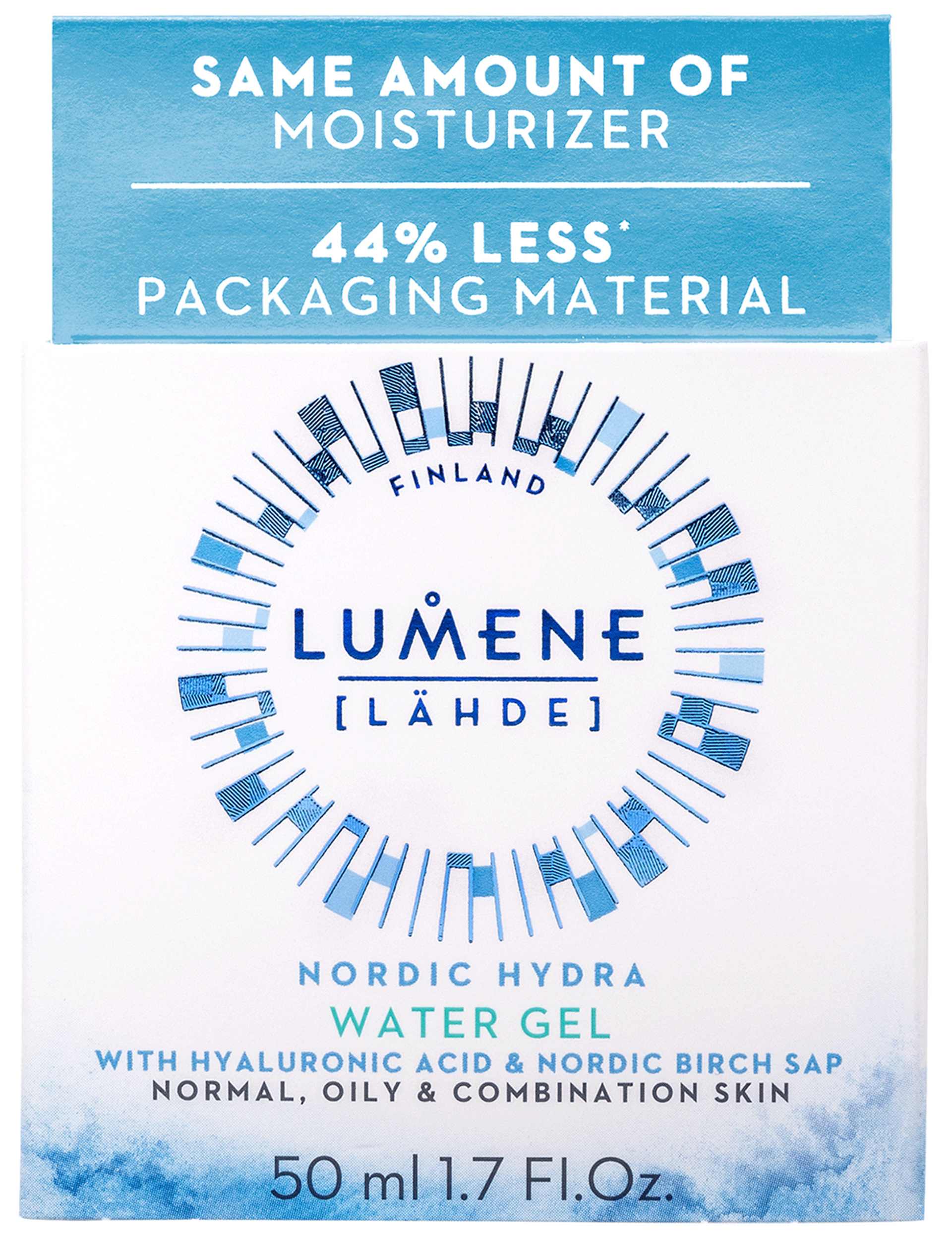 Lumene Nordic Hydra [Lähde] Water Gel Moisturiser 50ml, imported from the UK