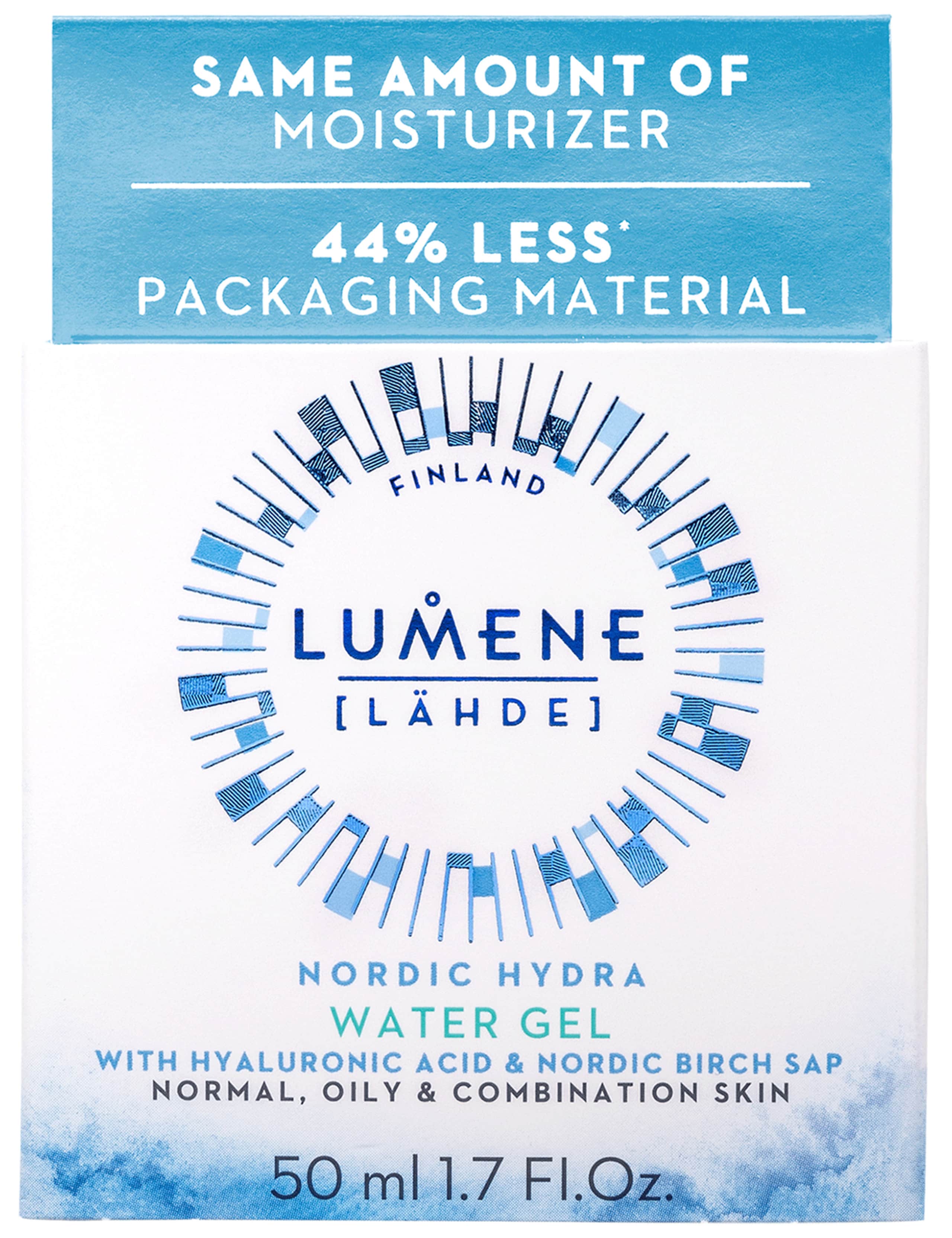 Lumene Nordic Hydra [Lähde] Water Gel Moisturiser 50ml, imported from the UK