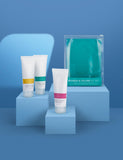Philip Kingsley travel-sized hair care set for fine hair with volume and shine, imported from the UK