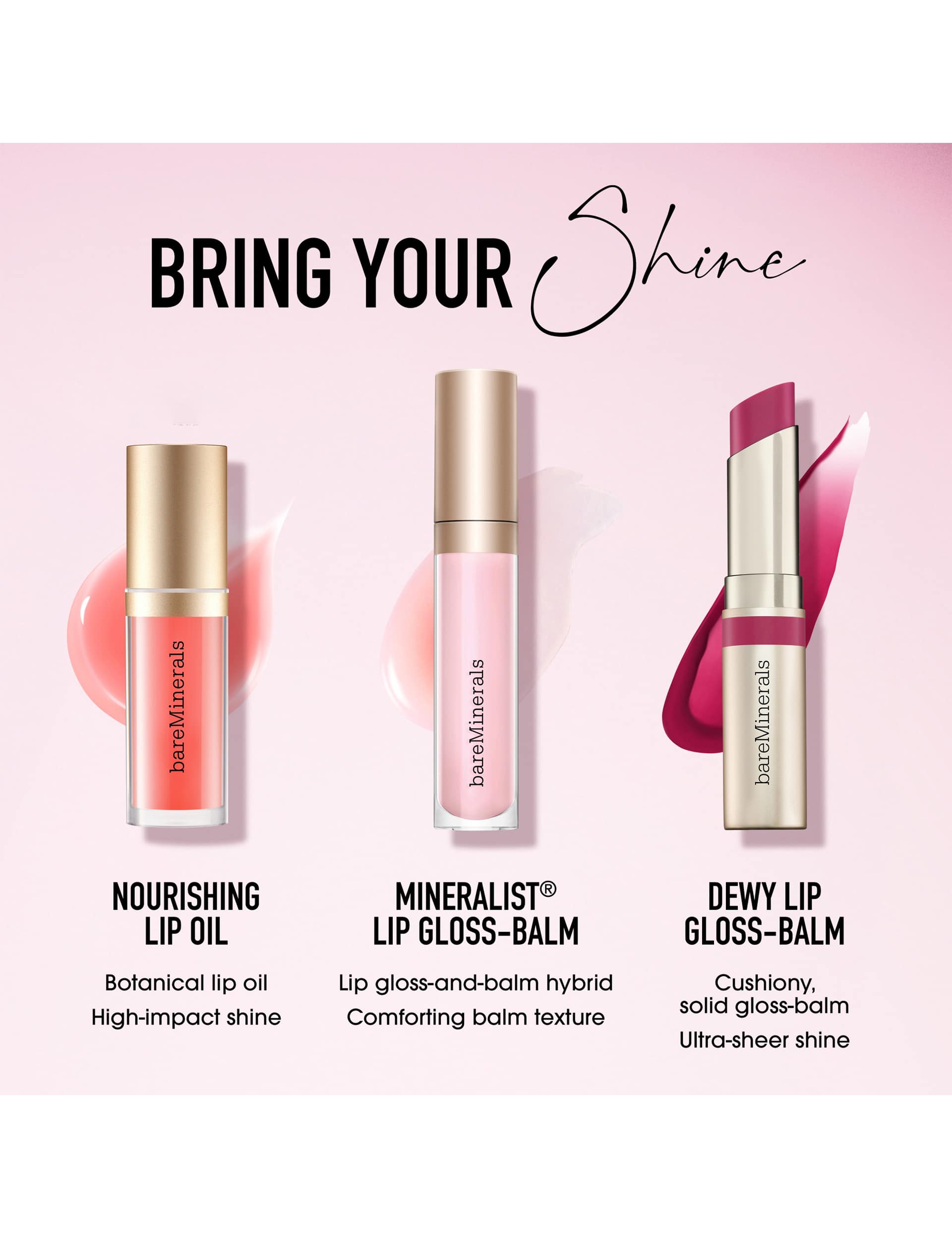 bareMinerals Nourishing Lip Oil 3.8ml - British product