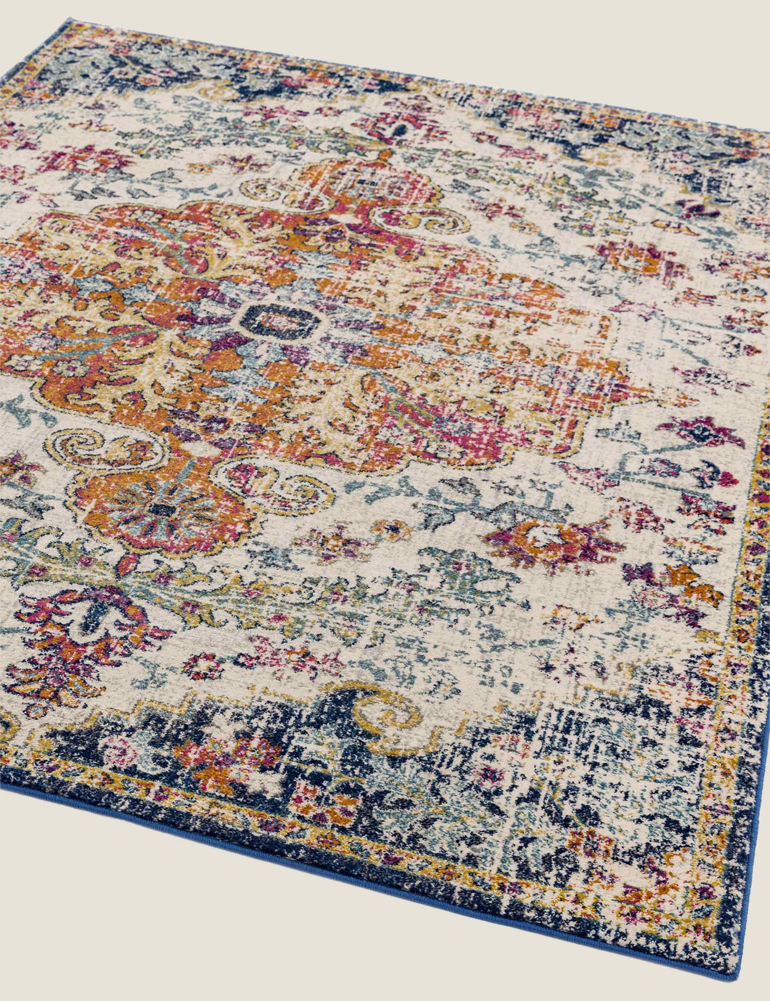Asiatic Nova antique woven rug with medallion motif (British brand)