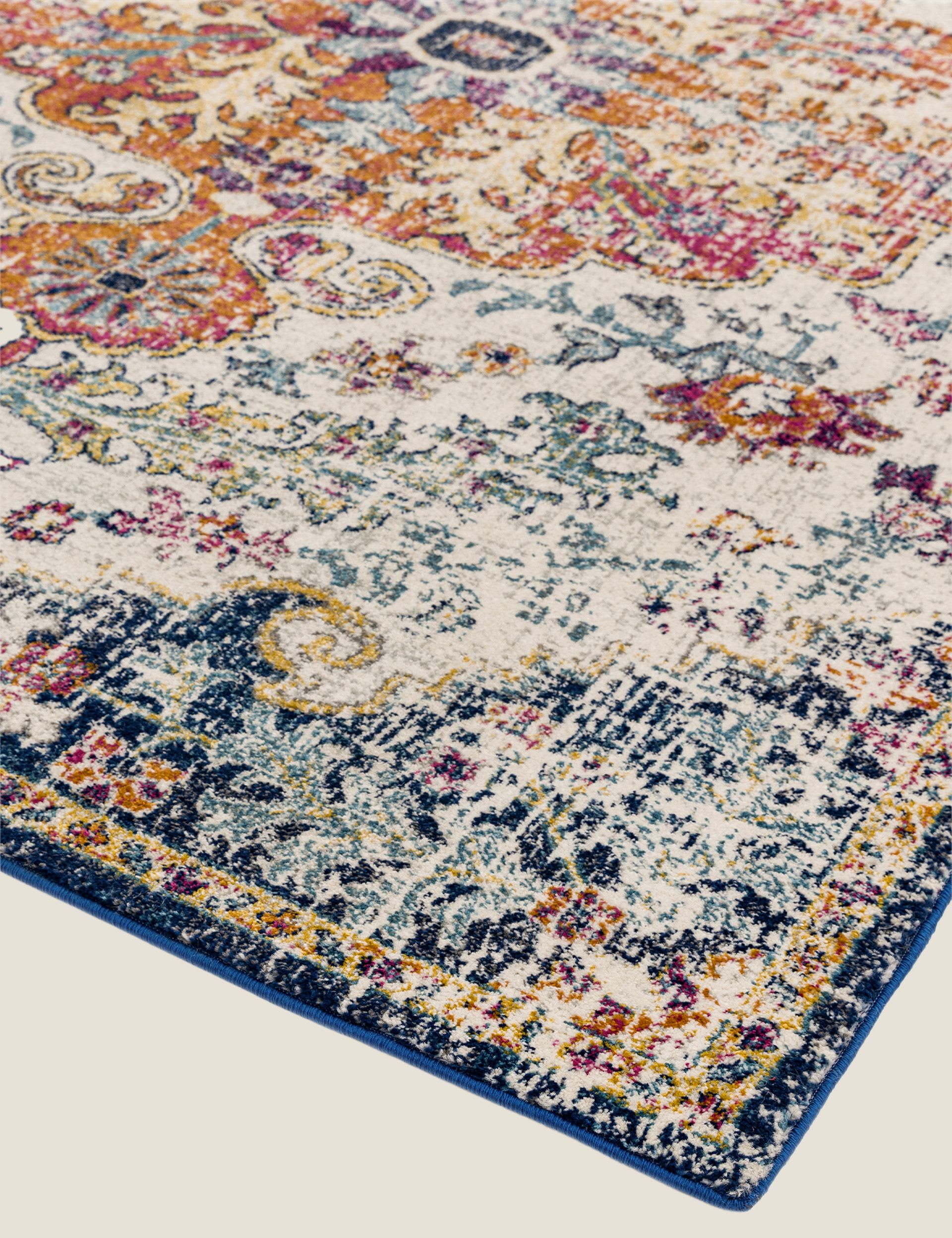 Asiatic Nova antique woven rug with medallion motif (British brand)