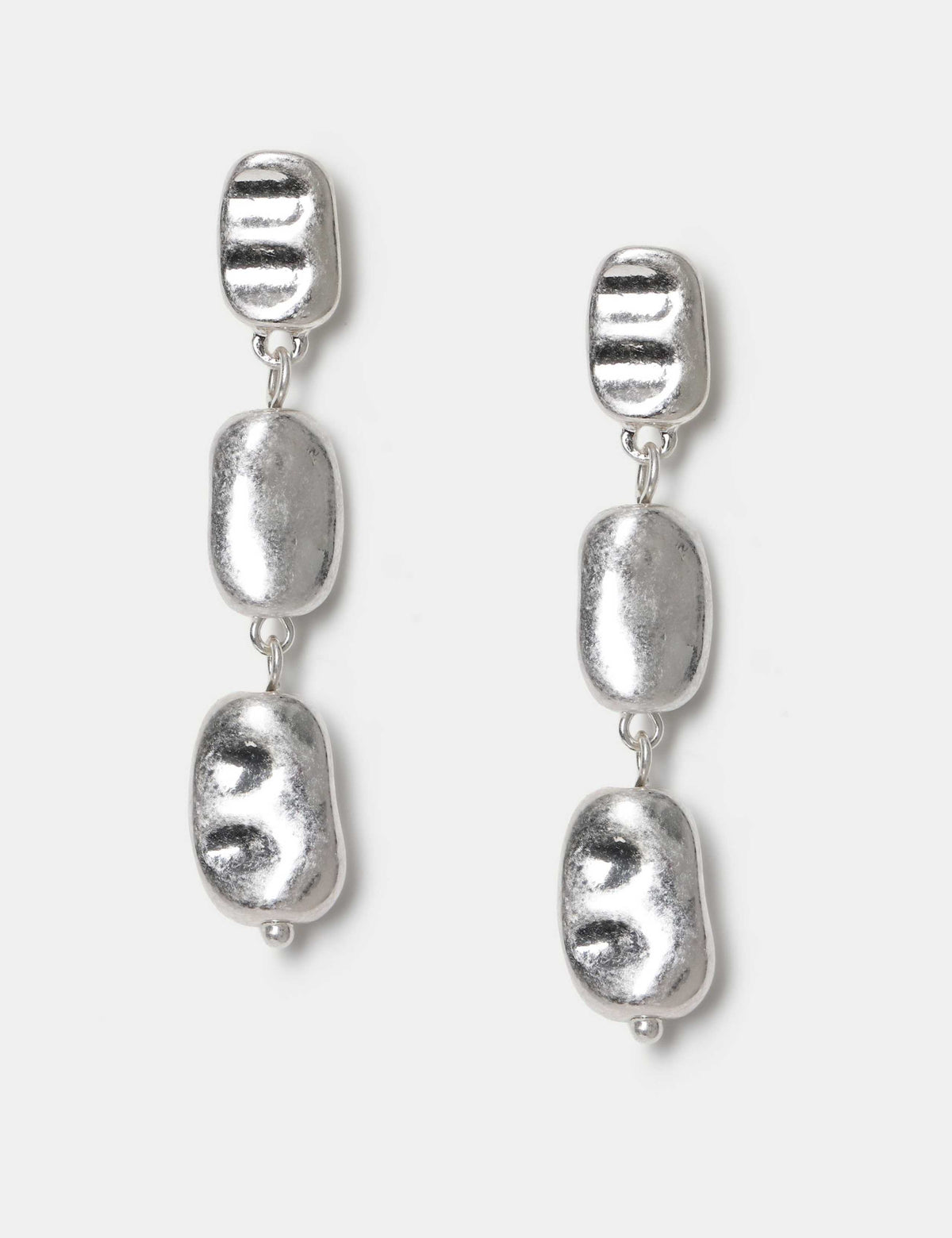 M&S nugget drop earrings 60mm, UK version