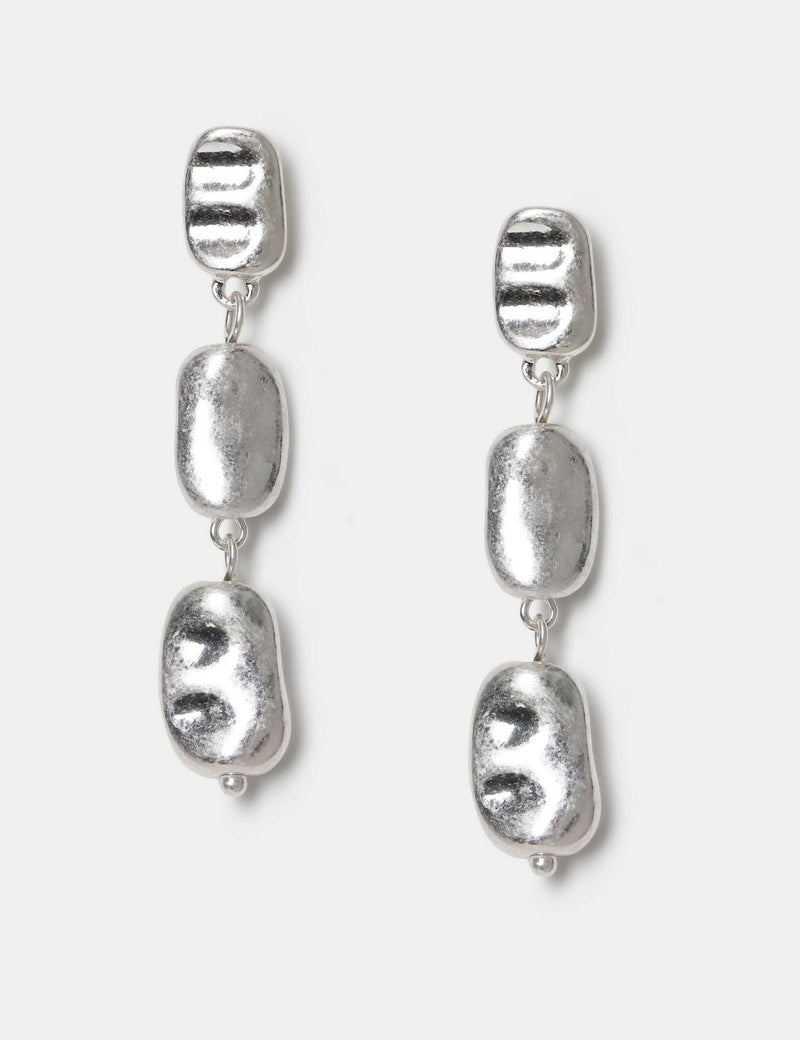 M&S nugget drop earrings 60mm, UK version