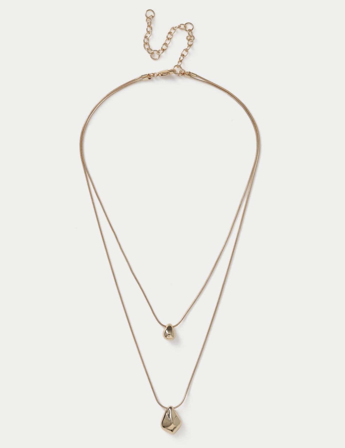 M&S nugget multi row necklace (British brand)