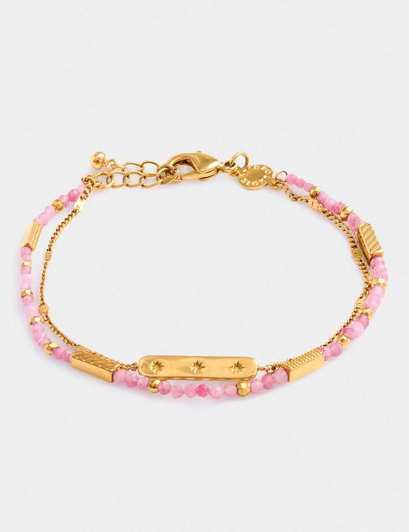 Katie Loxton October birthstone bracelet gold plated waterproof (British brand)