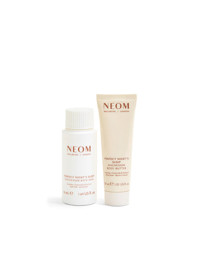 M&S NEOM Wellbeing Oh Mg! Better Sleep Duo Bath and Body Set 50ml & 30ml - Kjøp på nett hos McGrocer