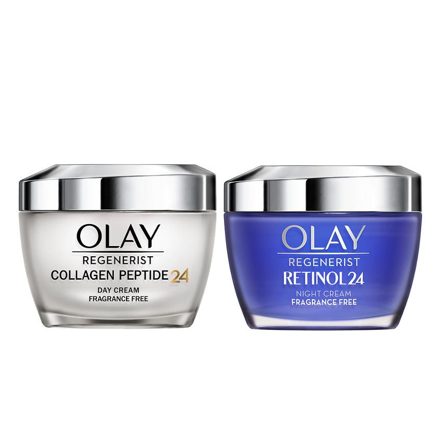 Olay Collagen Day & Retinol Night Cream Bundle