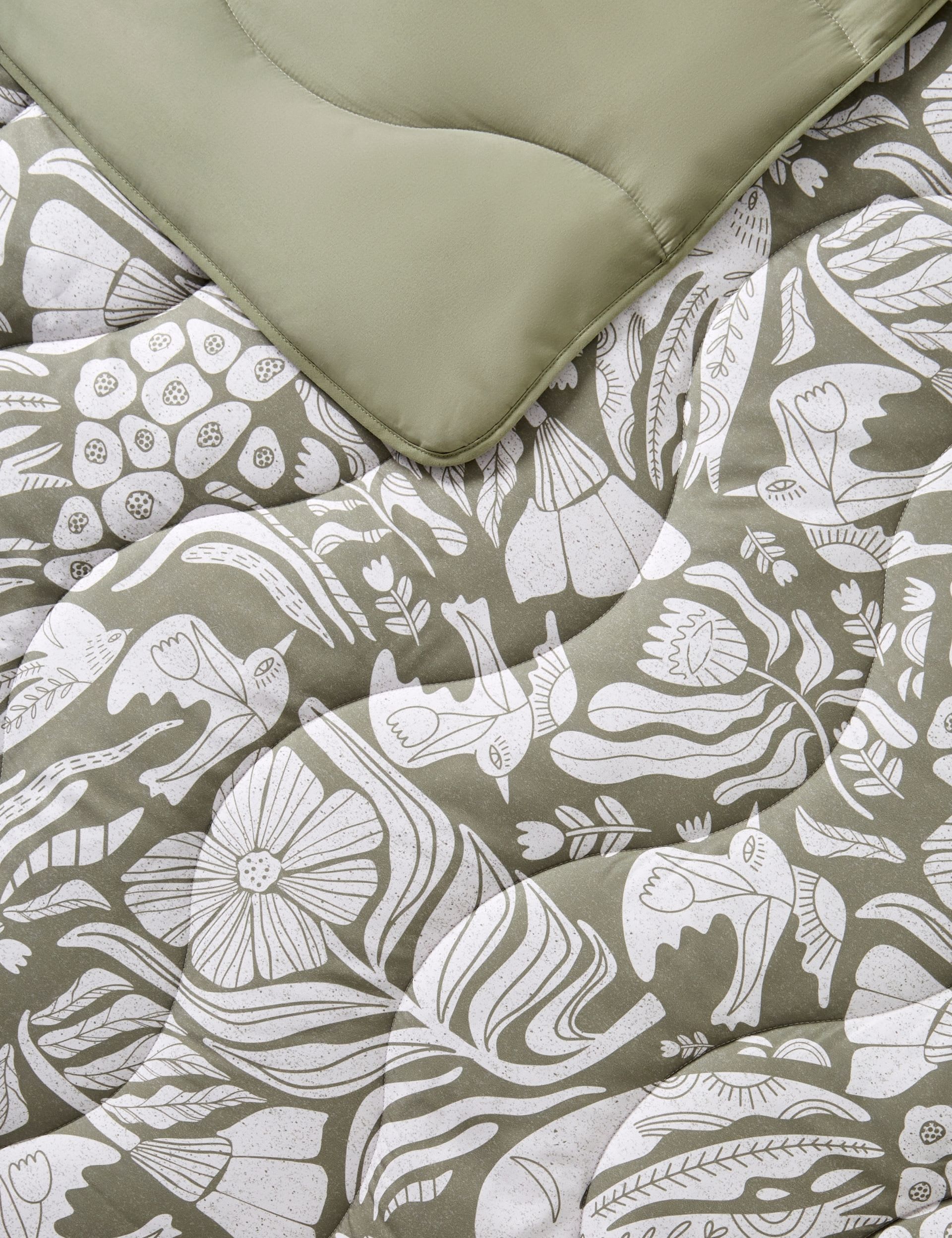 Night Lark coverless duvet and pillowcase set - British product