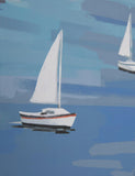 Gallery Direct On the Breeze square framed canvas 81 cm (British brand)