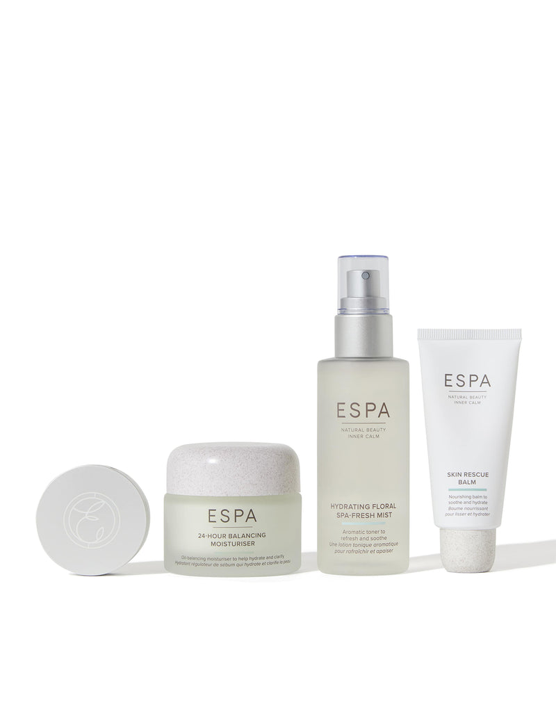 ESPA hydration collection travel set, imported from the UK