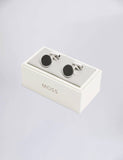 Moss onyx round cufflinks, imported from the UK
