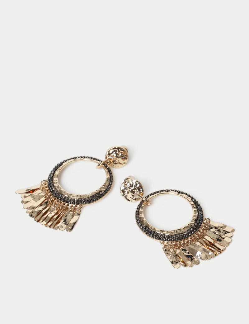 M&S open drop tassel earrings, imported from the UK