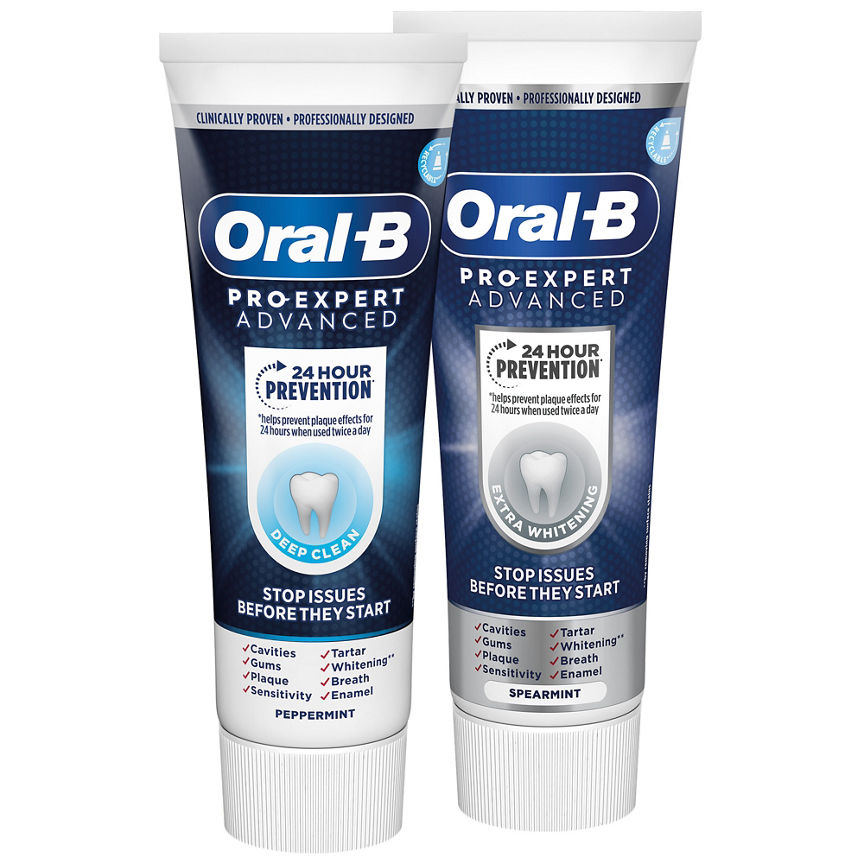 Oral-B Pro Expert Sensitive Gum Calm & Whitening Toothpaste Bundle