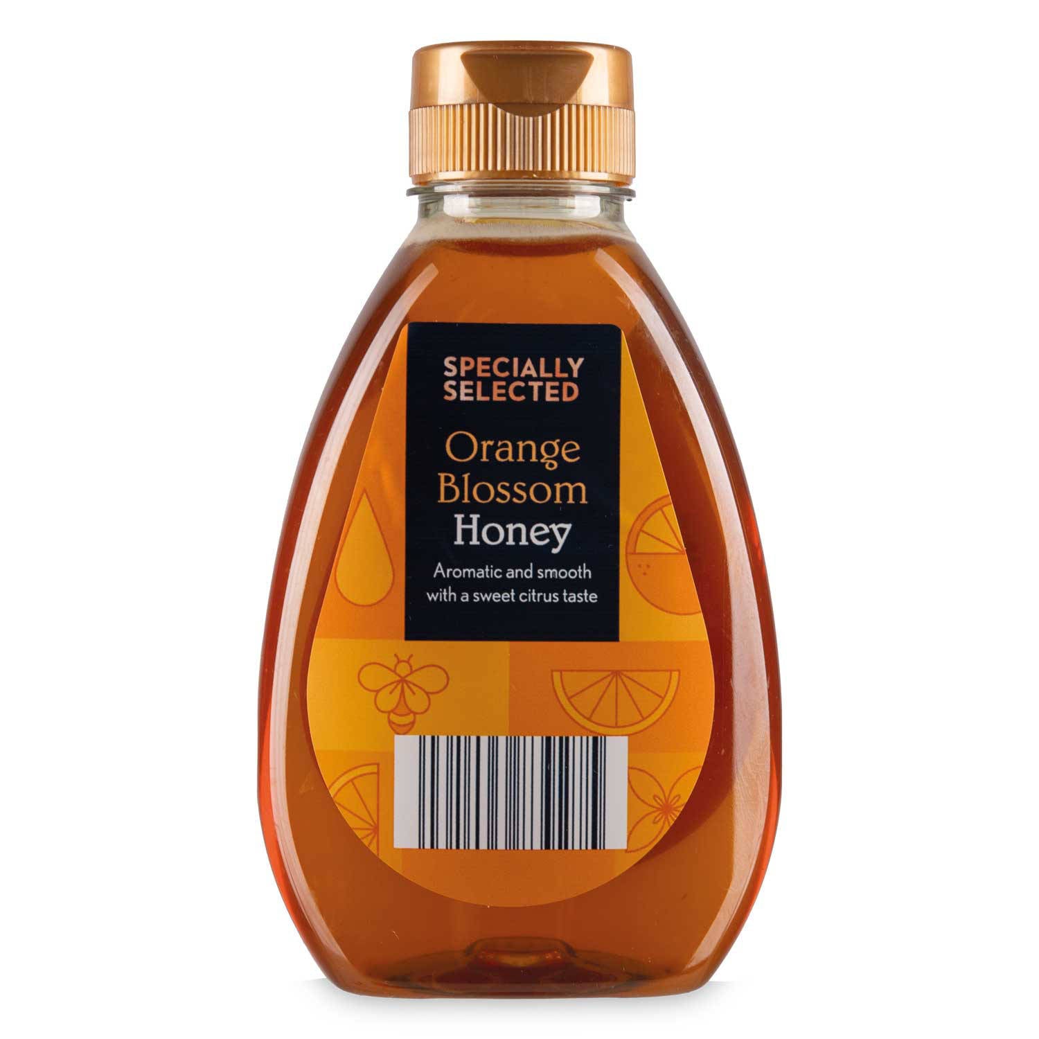 Orange blossom squeezy honey, imported from the UK