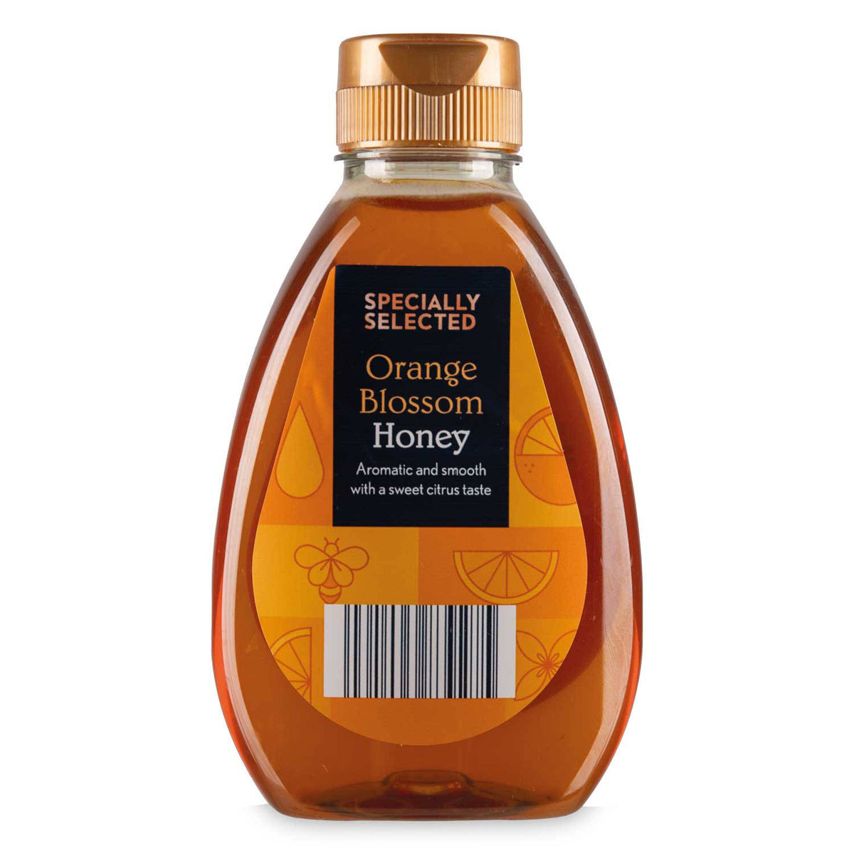 Orange blossom squeezy honey, imported from the UK