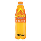 Orange flavoured energy drink, refreshing - British product