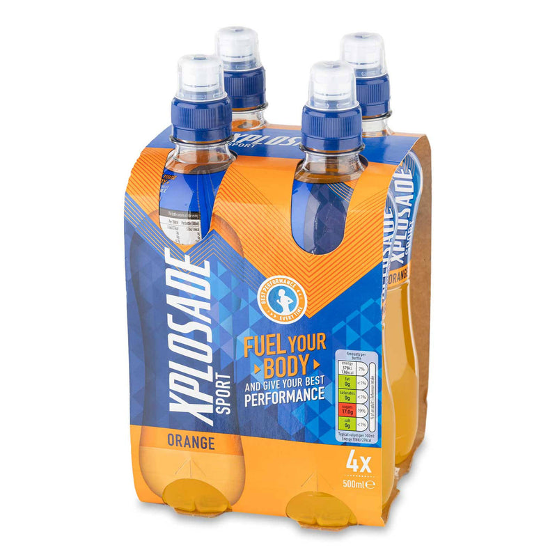 Orange sports drink 4 pack - British product