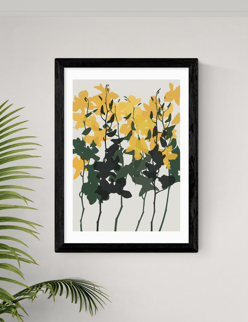 East End Prints Orchids 7 framed art print, UK version