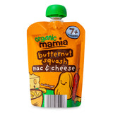 Organic butternut squash mac and cheese baby food pouch (British brand)