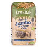 Organic porridge oats for breakfast, imported from the UK