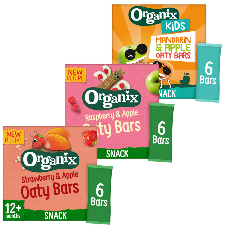 Organix Toddler Fruity Oaty Bars Bundle