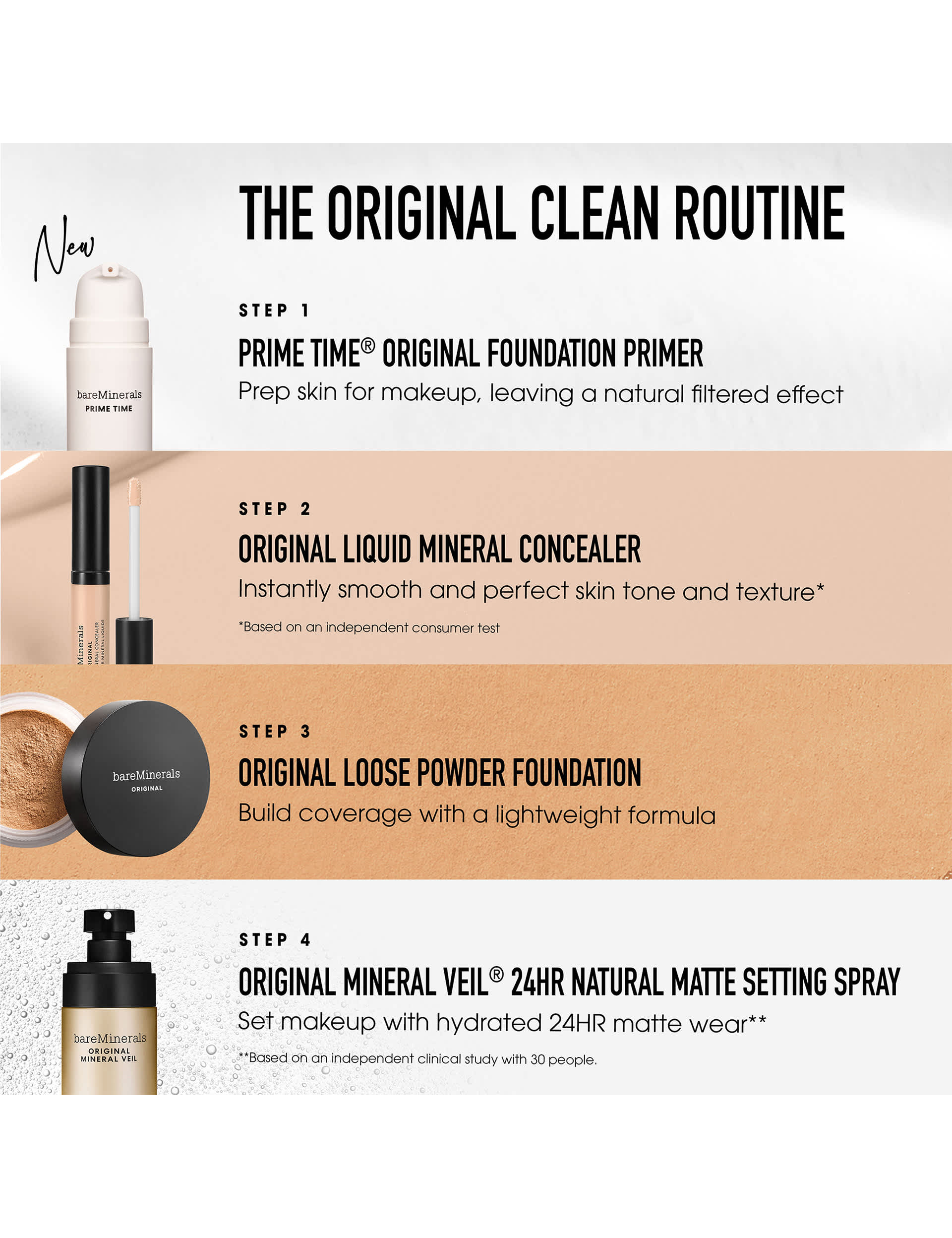 bareMinerals Original Loose Powder Foundation SPF 15 8g, imported from the UK