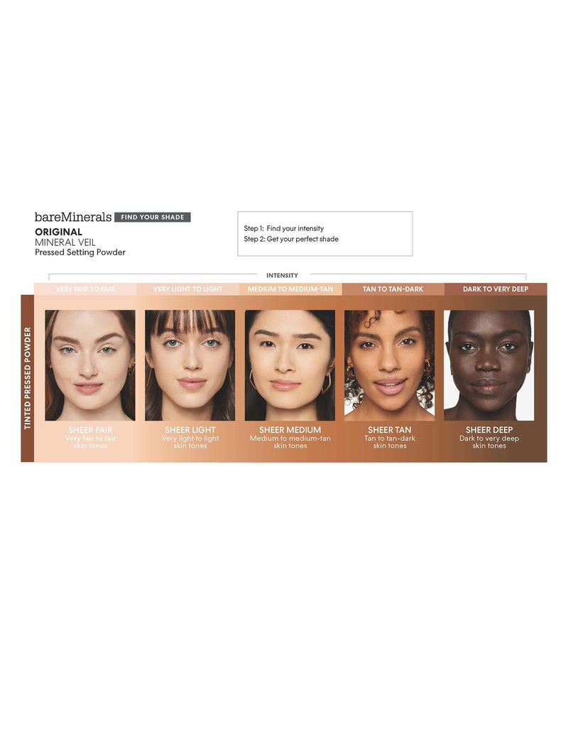 bareMinerals Original Mineral Veil finishing pressed powder 9g, imported from the UK