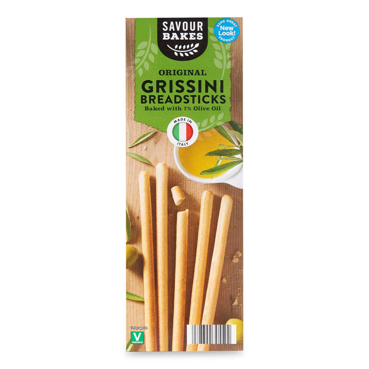 Original grissini breadsticks, imported from the UK
