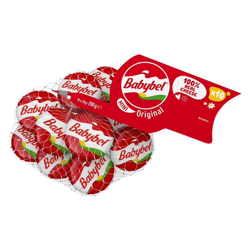 Babybel original mini cheese 10 pack 200g (British brand)