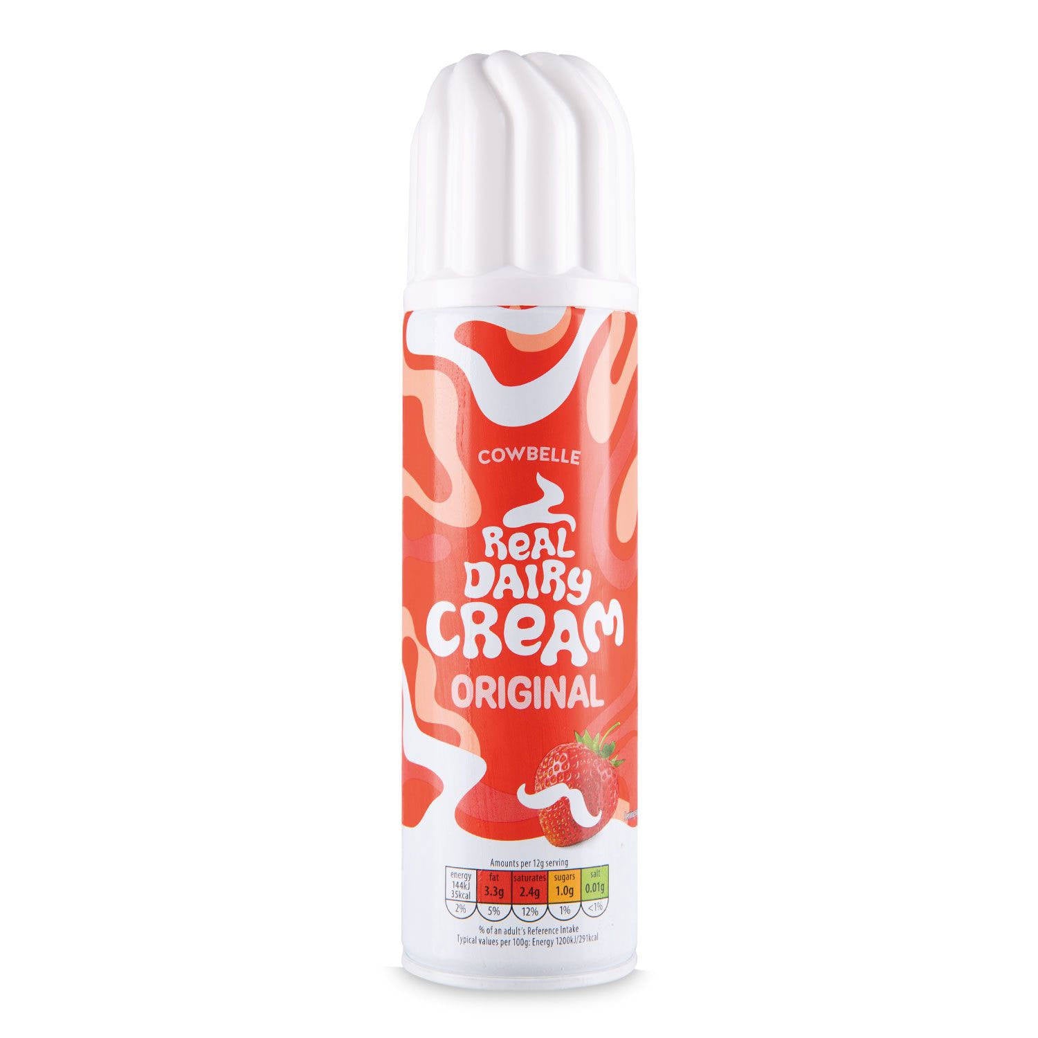 Original real dairy whipped cream (British brand)