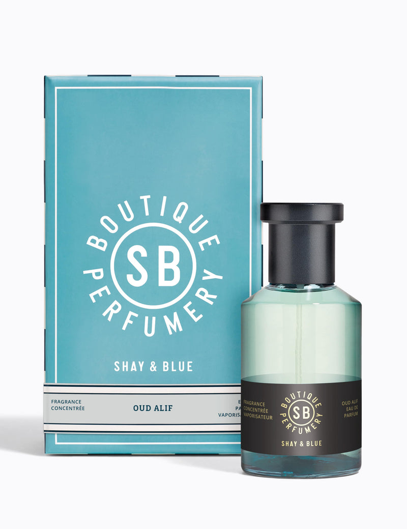 SHAY & BLUE Oud Alif Eau de Parfum 100ml, imported from the UK