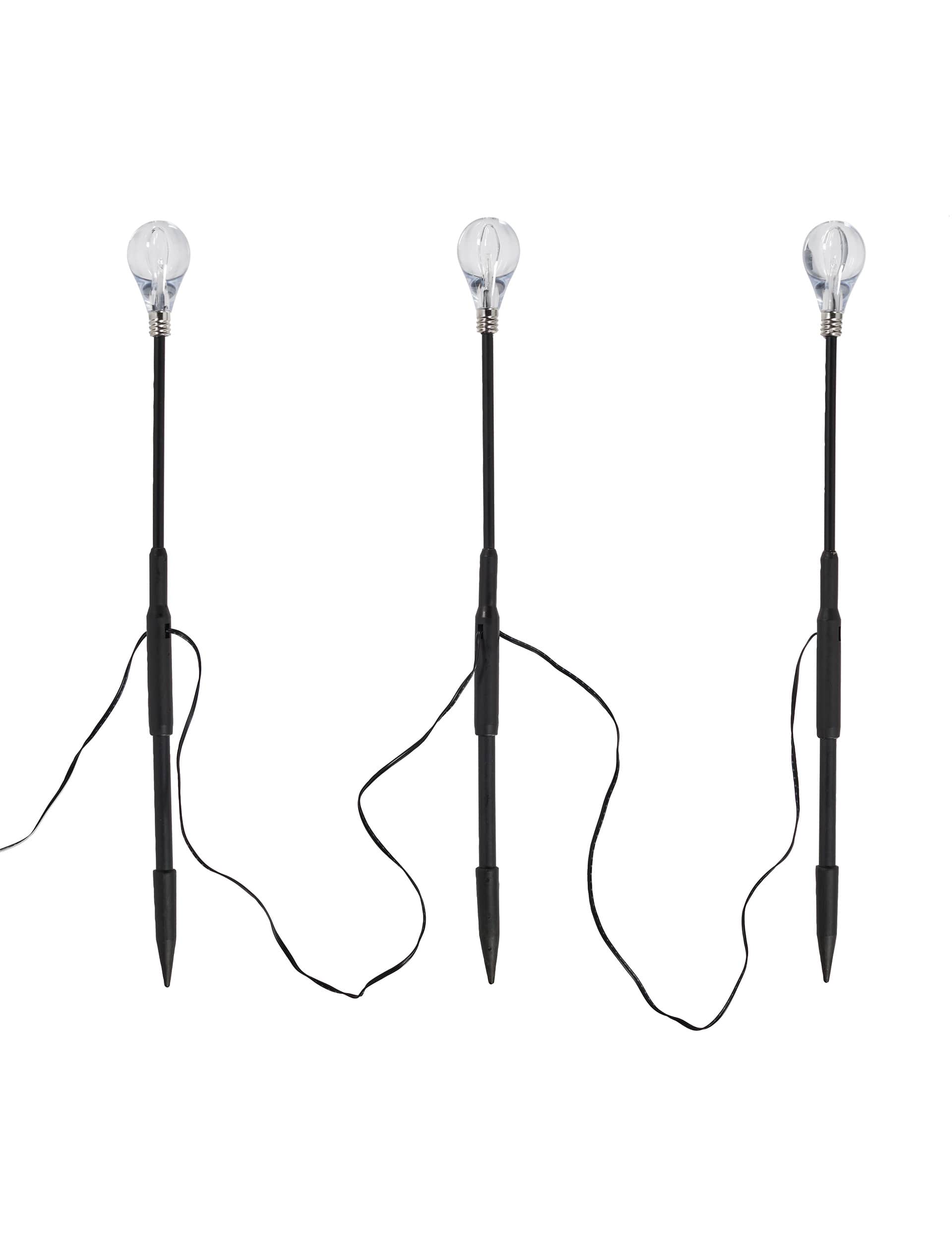Outdoor solar pathfinder lights 150cm cable (British brand)