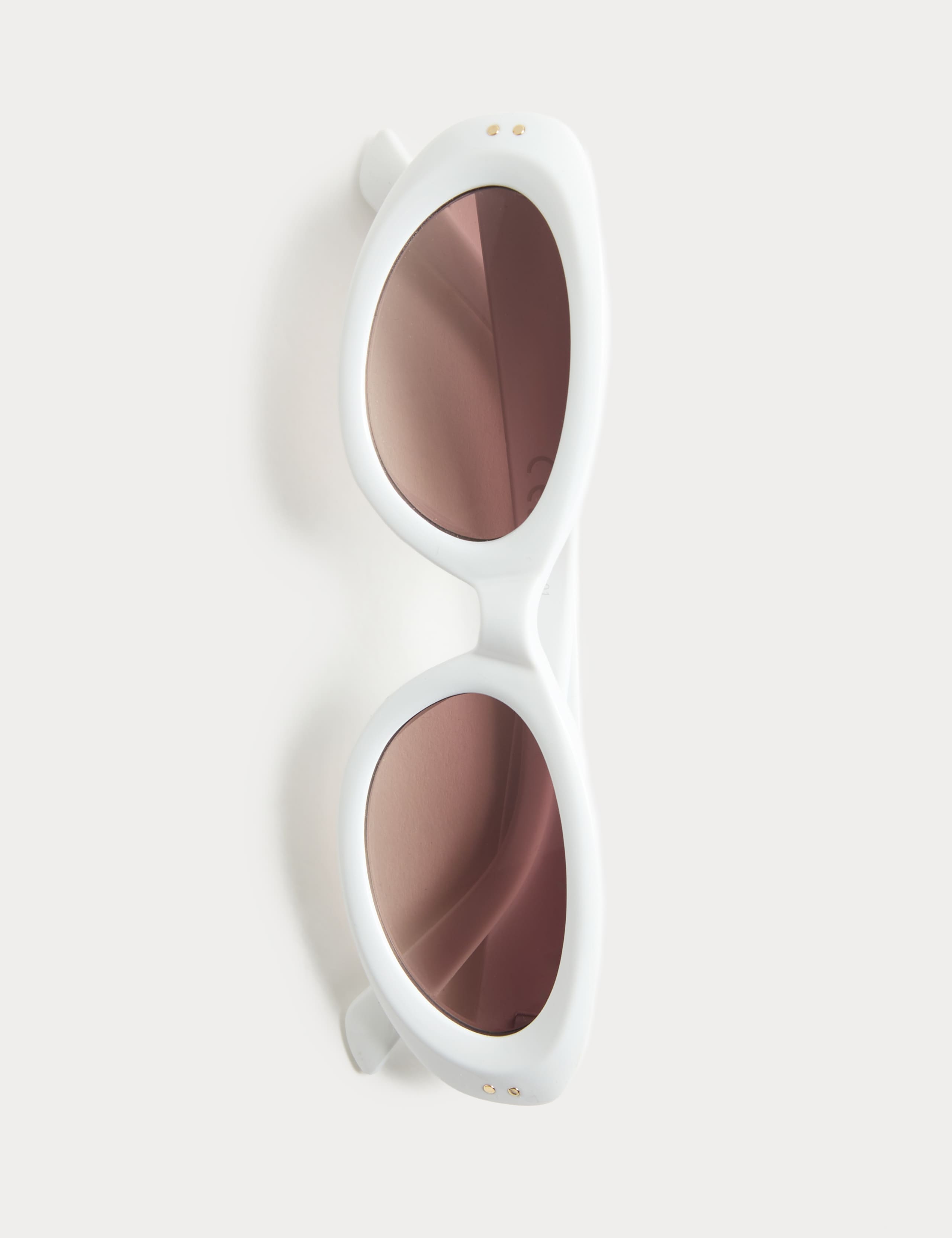 M&S Collection oval cat eye sunglasses with tortoiseshell frames, imported from the UK