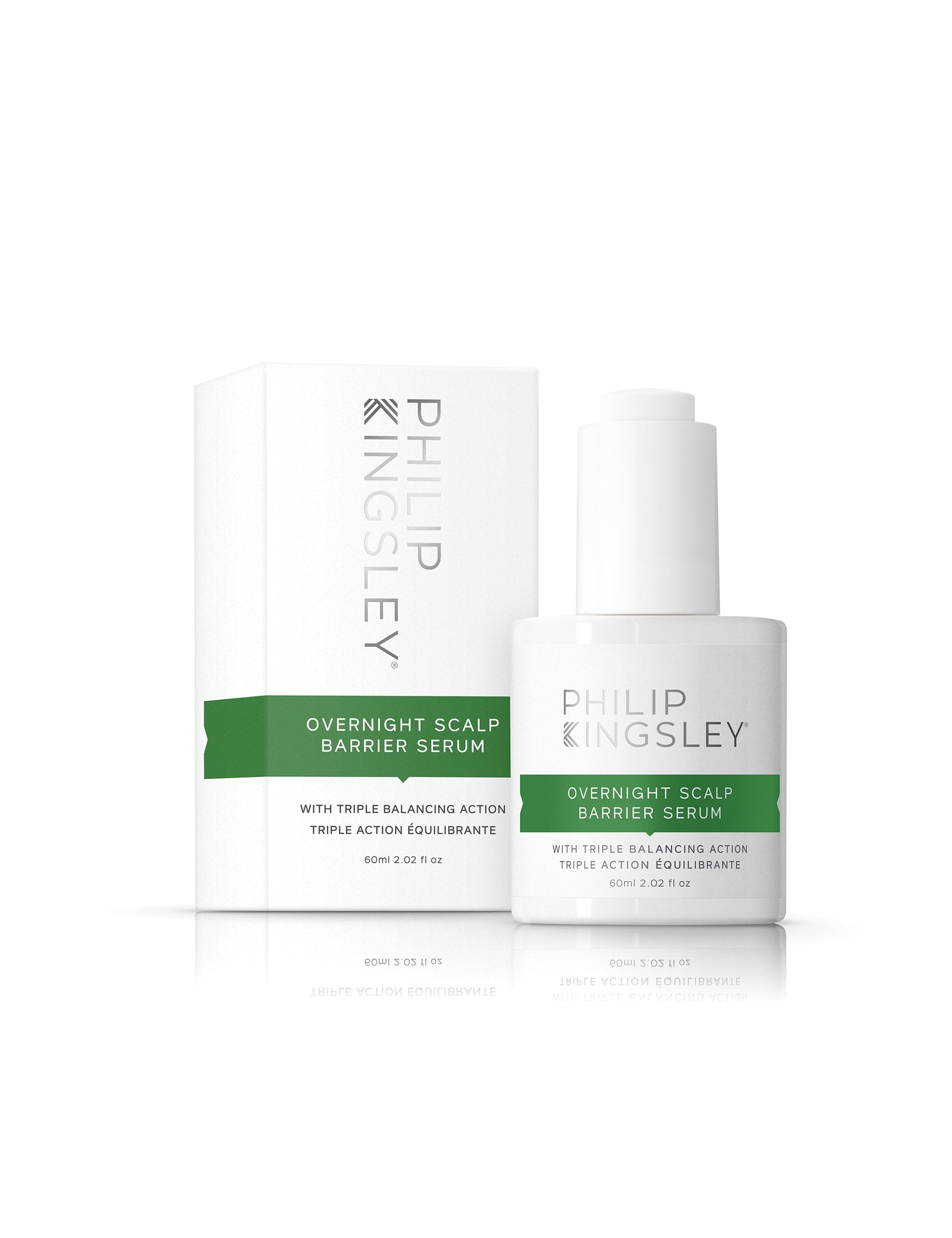 Philip Kingsley overnight scalp barrier serum with triple balancing action 60ml, imported from the UK