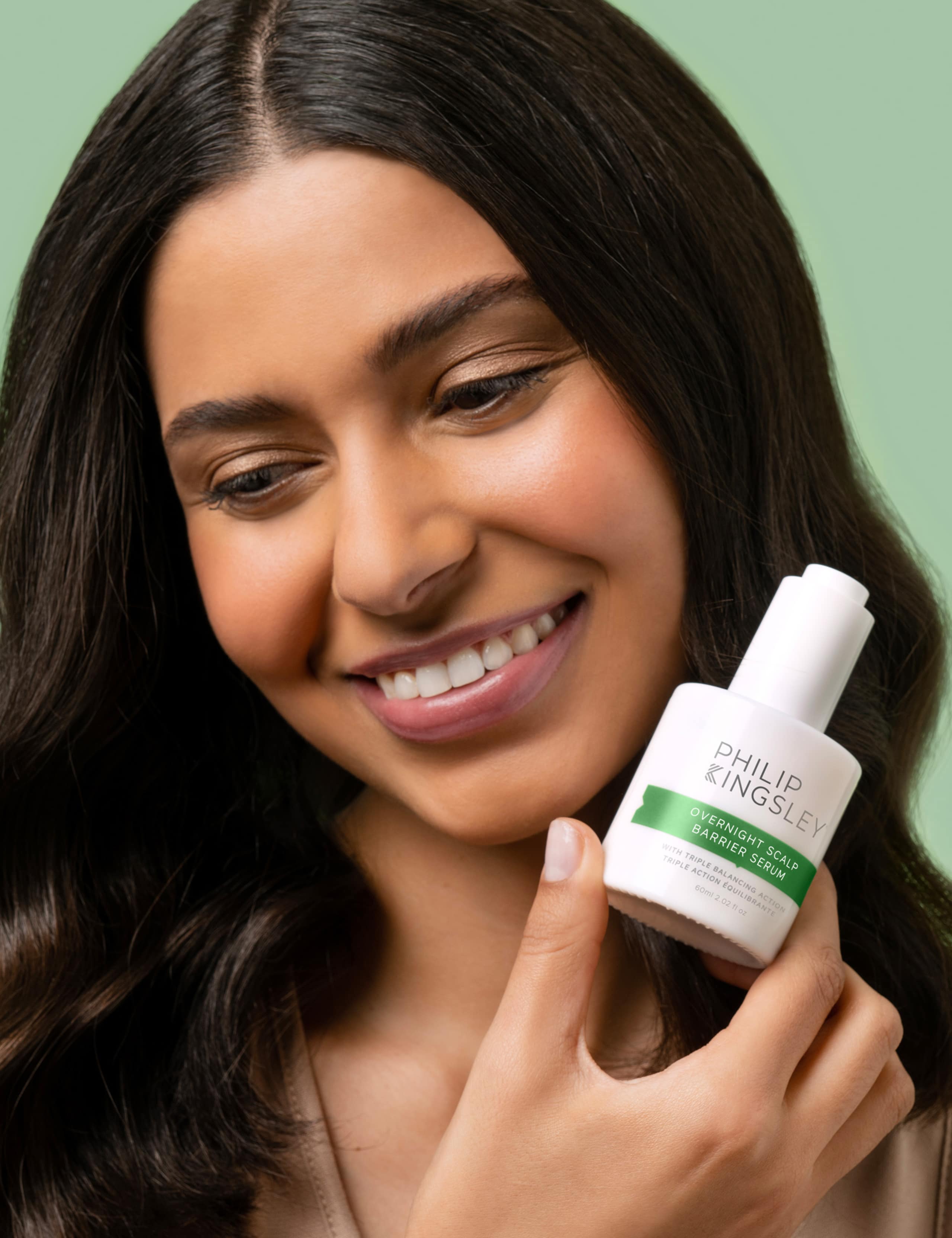 Philip Kingsley overnight scalp barrier serum with triple balancing action 60ml, imported from the UK