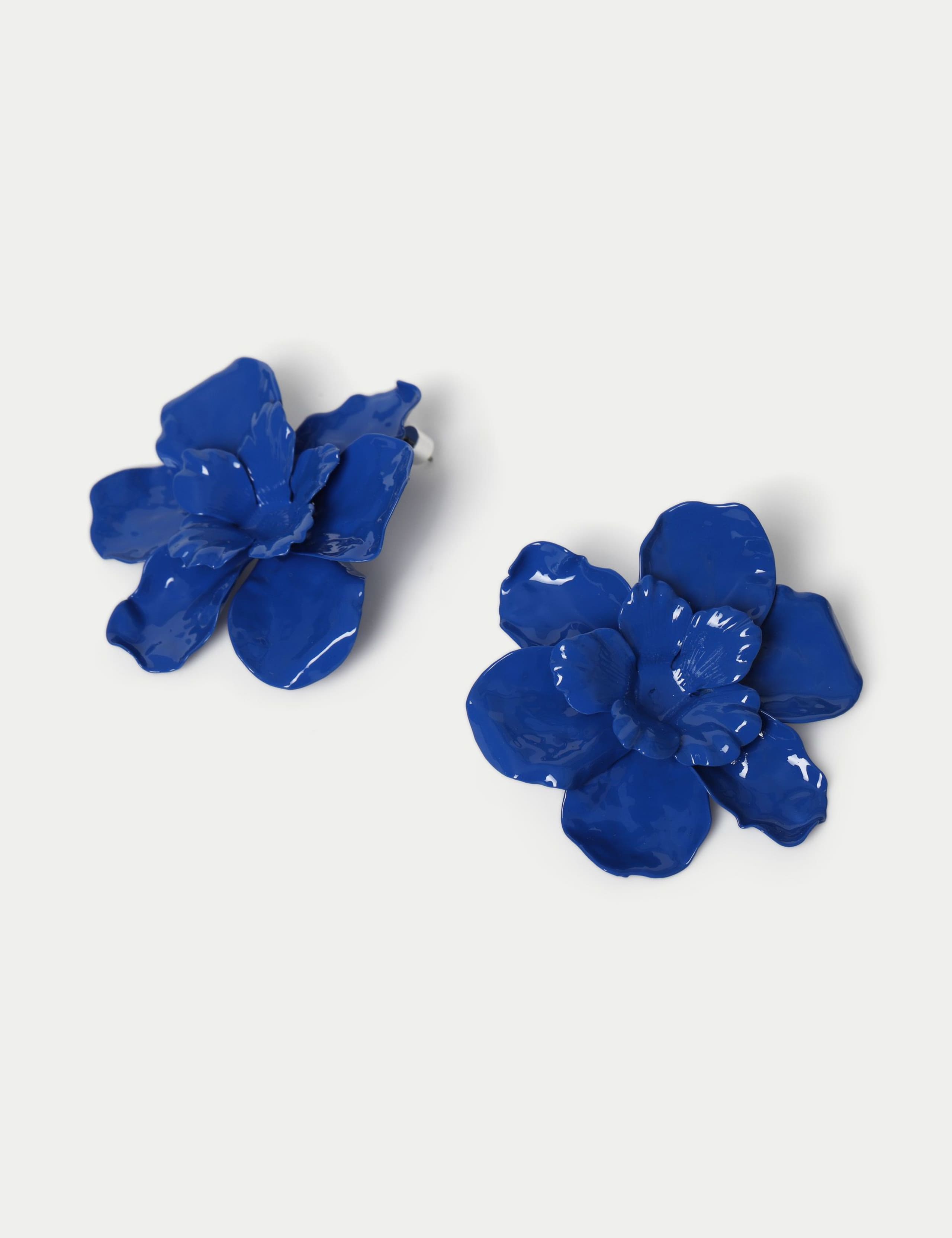 M&S oversized flower earrings 60mm width (British brand)