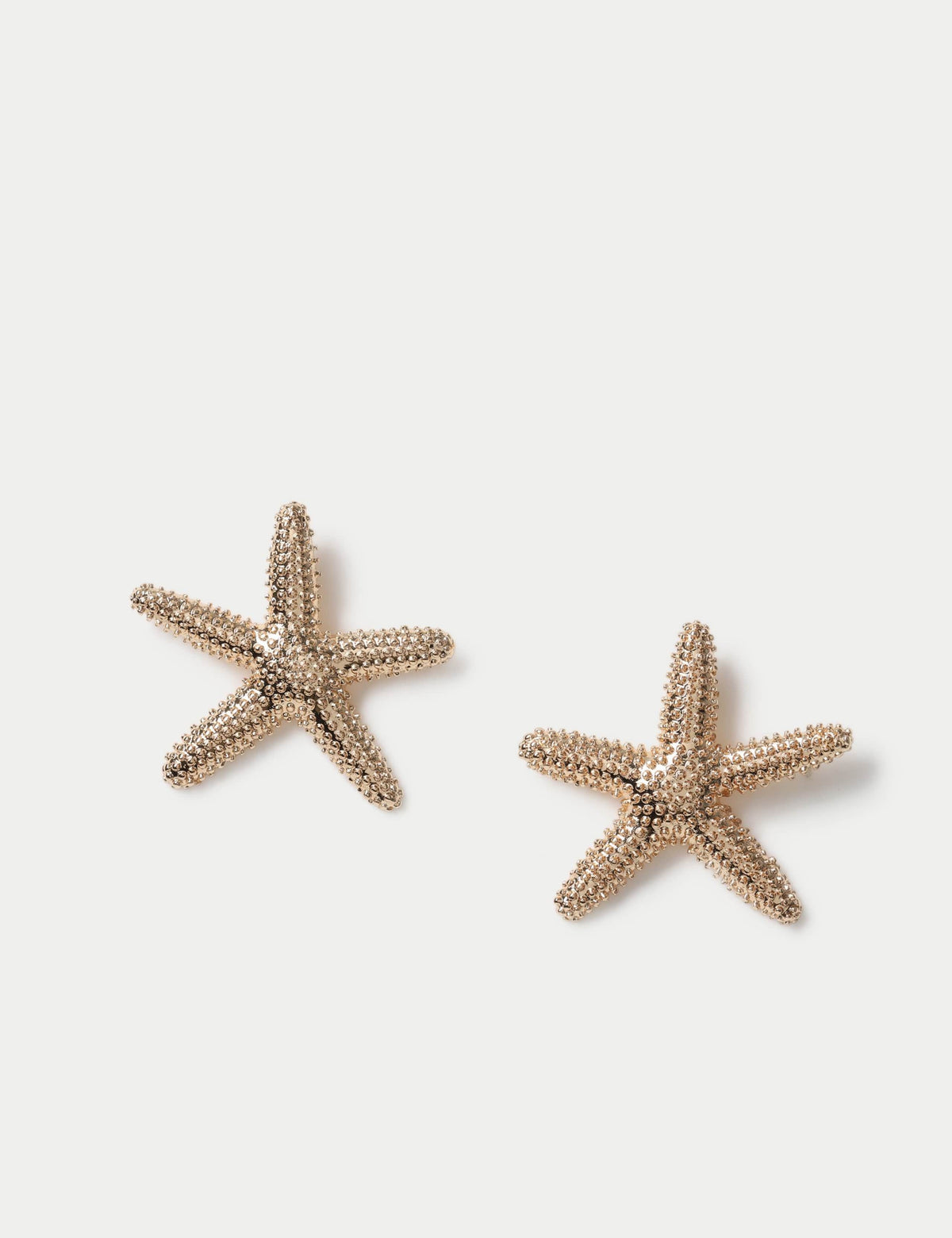 Oversized starfish stud earrings, imported from the UK