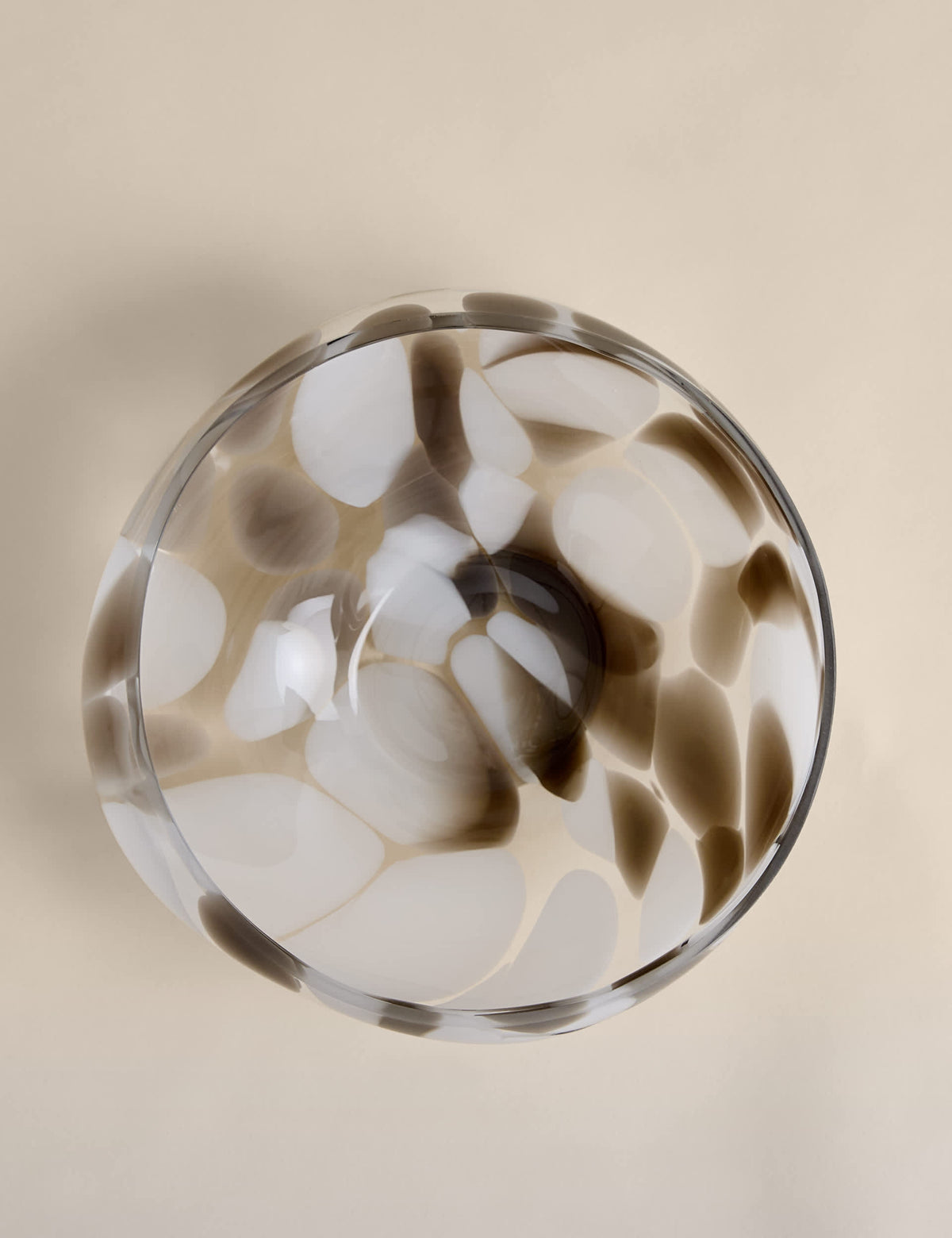 Medium confetti glass centrepiece, UK version