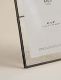 Ribbed glass photo frame 4x6 inch - British product