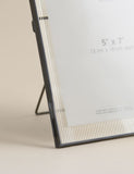 Ribbed glass photo frame 5x7 inch (British brand)